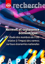 Page de couverture: Normes et croissance économique : Étude des membres de l’ISO relative à l’impact des normes sur leurs économies nationales